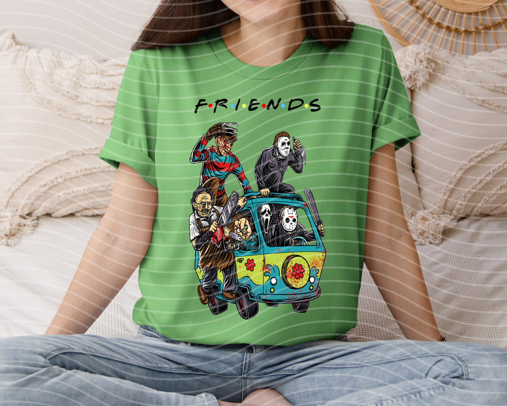 Scooby Doo Van Horror Characters Friends Graphic Tee product image 1