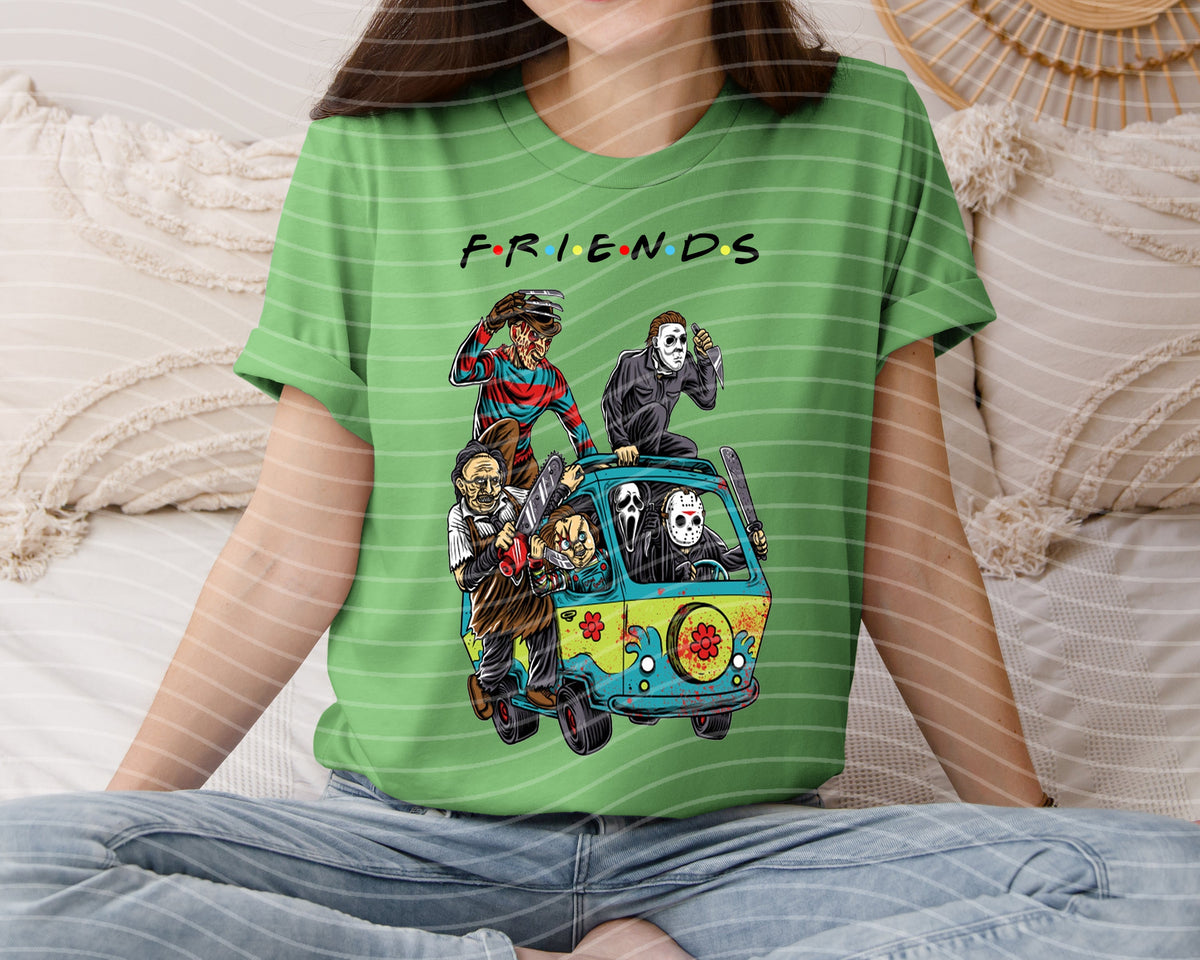 Scooby Doo Van Horror Characters Friends Graphic Tee product image 1