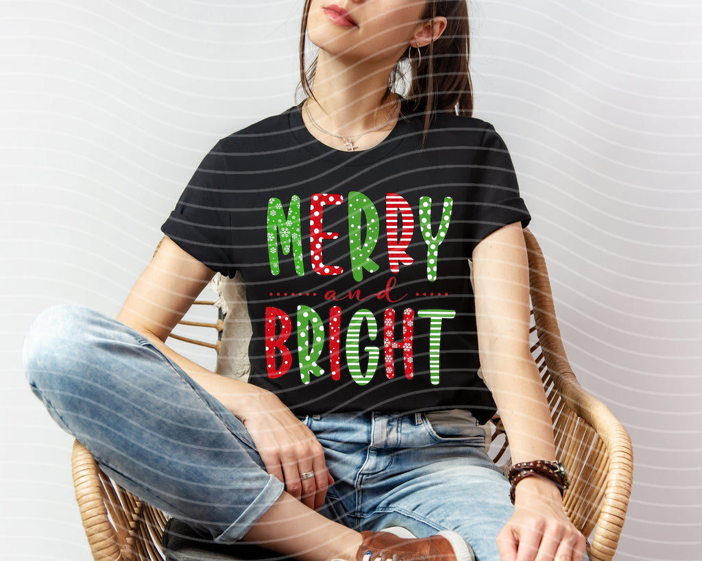Merry and Bright Graphic Tee product image 1