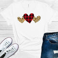 Buffalo Leopard Heart Trio Graphic Tee product image 1
