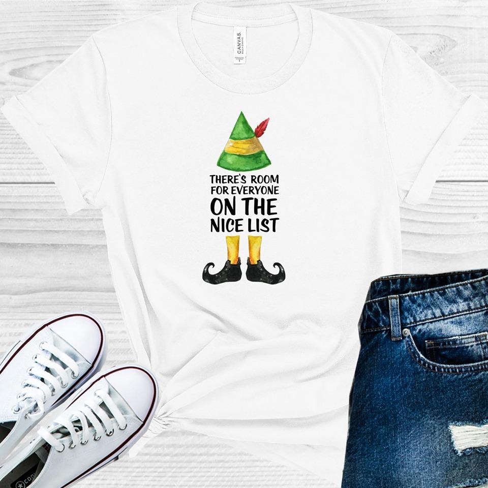 There's Room for Everyone on the Nice List Graphic Tee product image 1