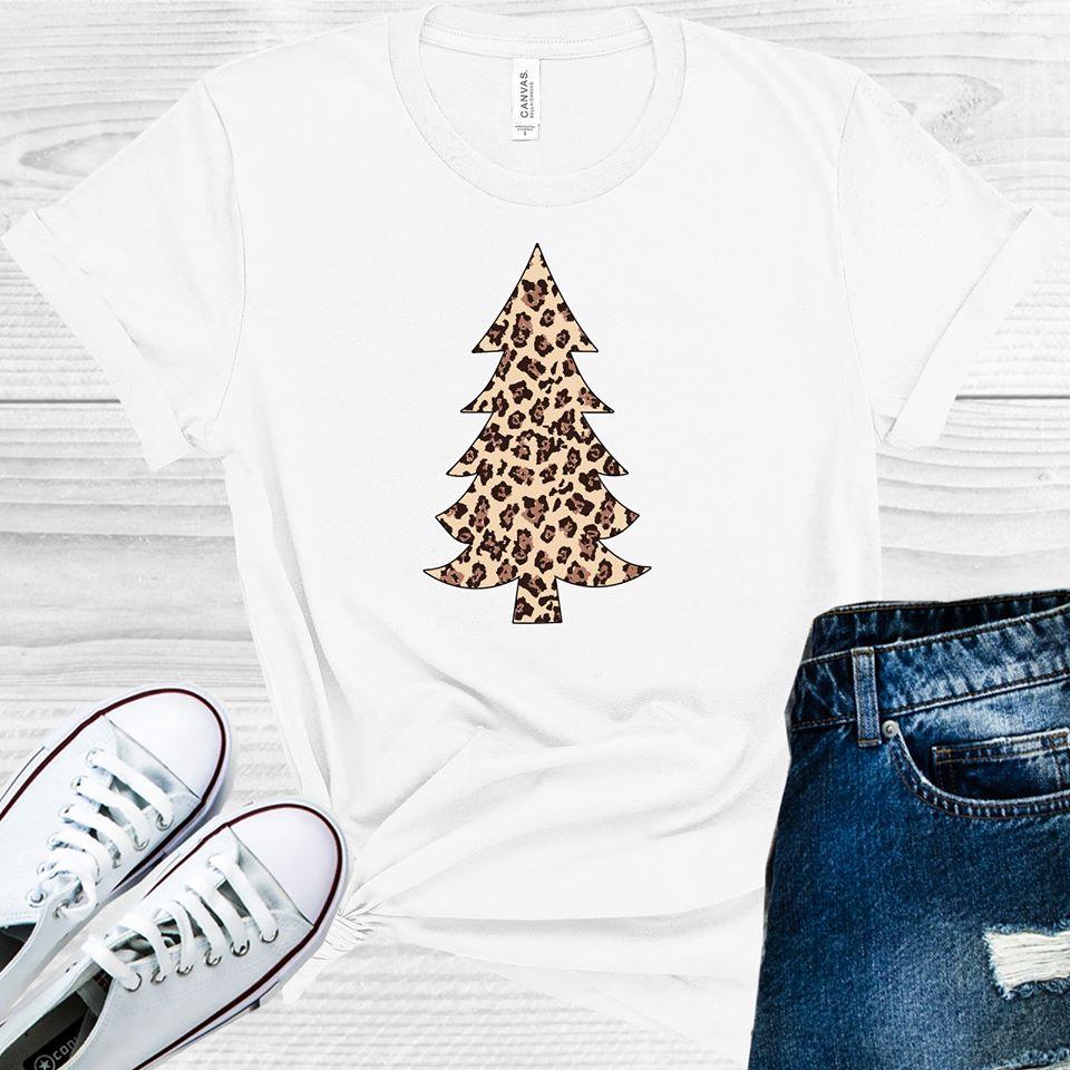 Leopard Christmas Tree Graphic Tee product image 1