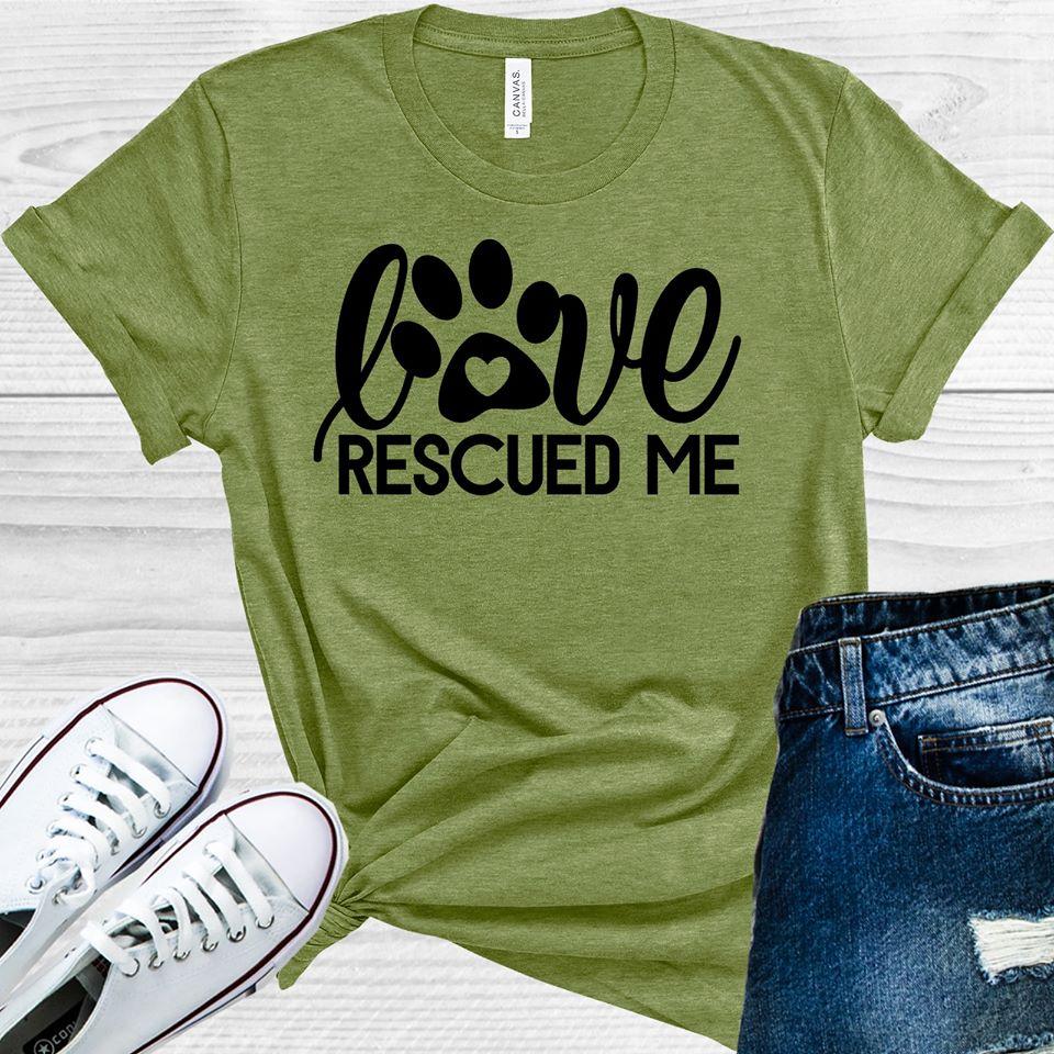 Love Rescued Me Graphic Tee product image 1