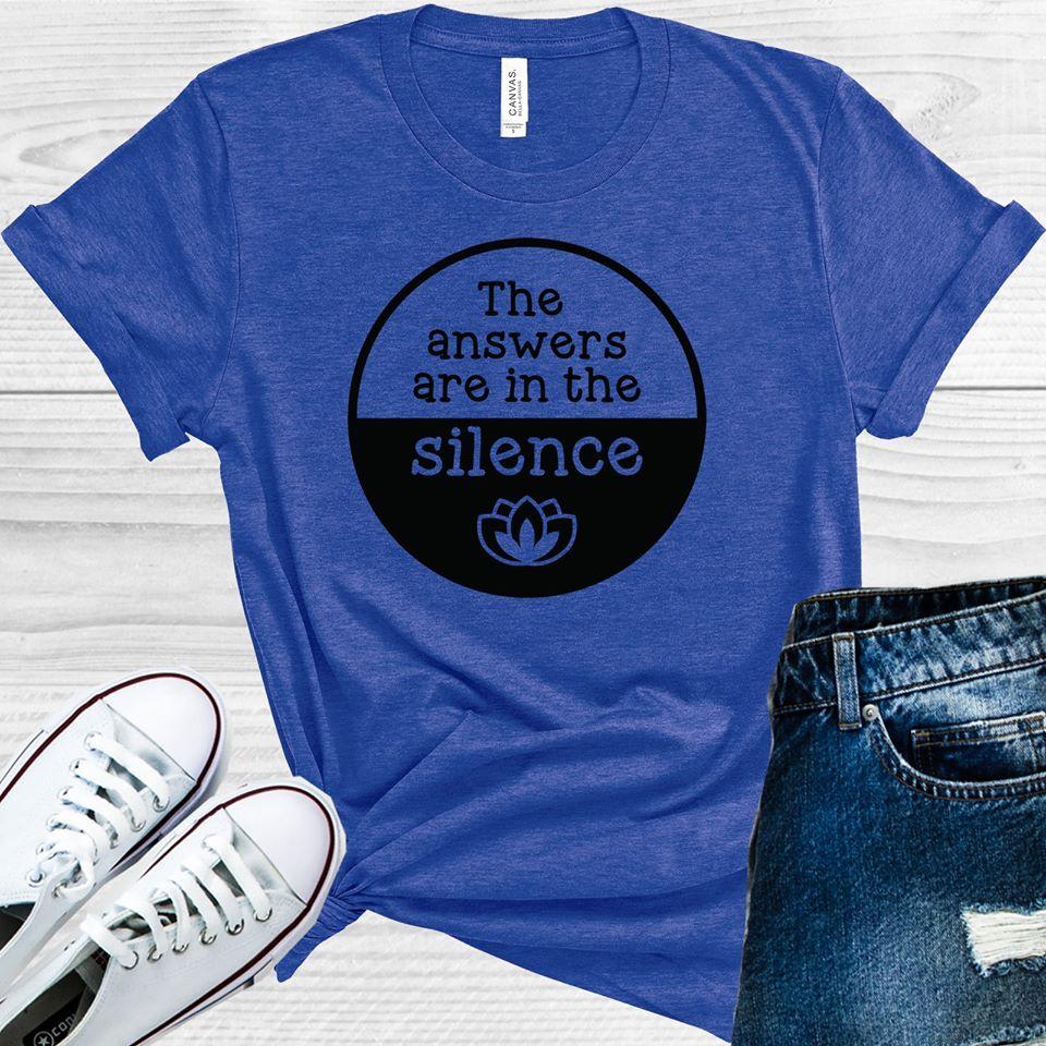 The Answers are in Silence Graphic Tee product image 1