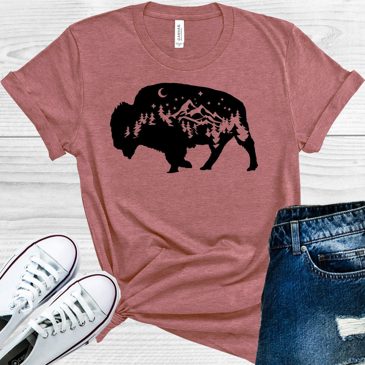 Buffalo Tree Scene Graphic Tee product image 1