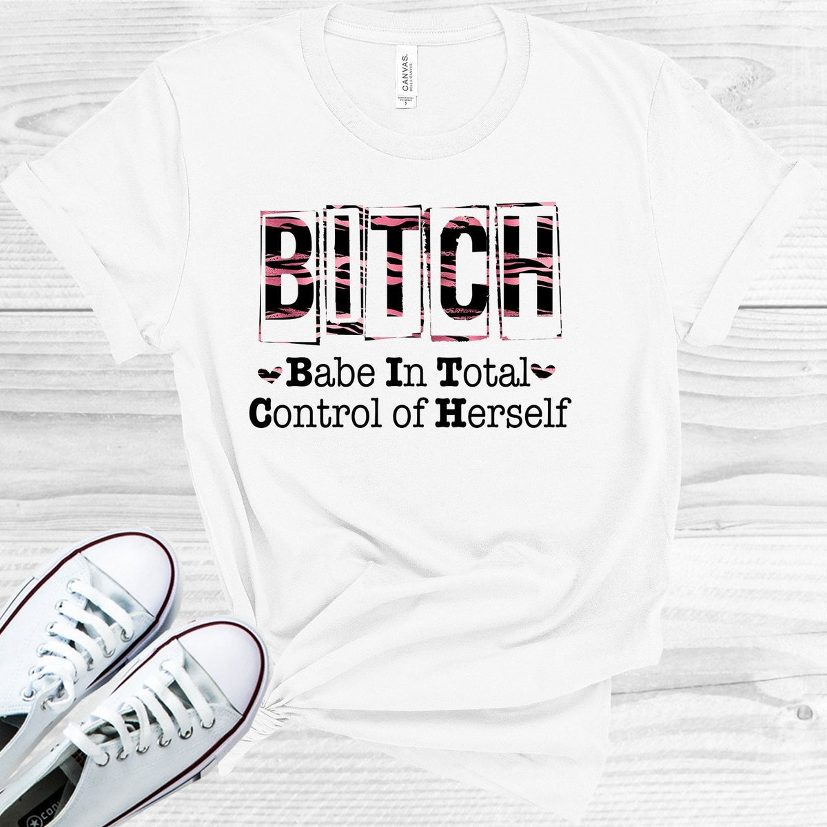 Babe in Total Control of Herself Graphic Tee product image 1