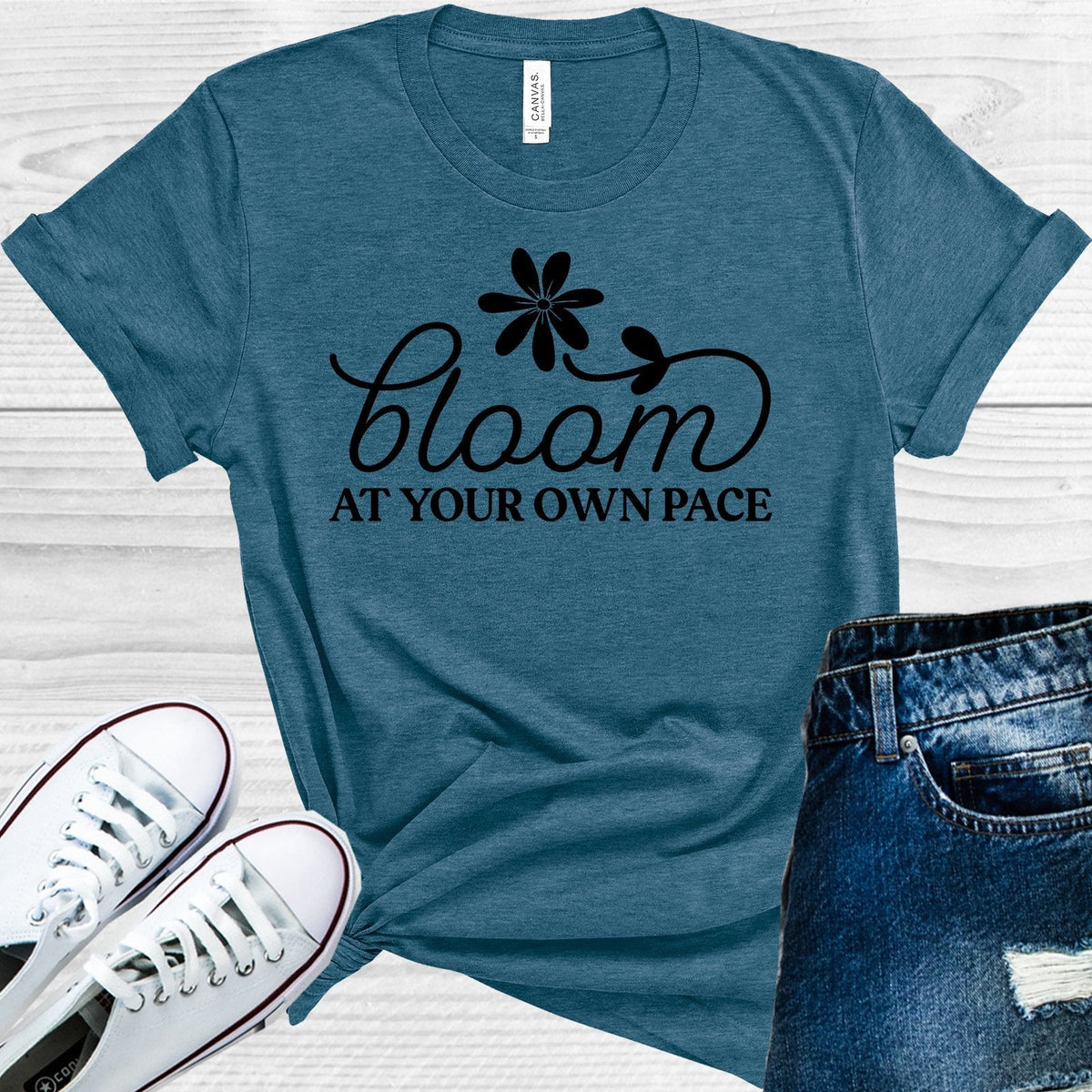 Bloom at Your Own Pace Graphic Tee product image 1