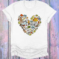 Camping Doodle Heart Graphic Tee product image 1