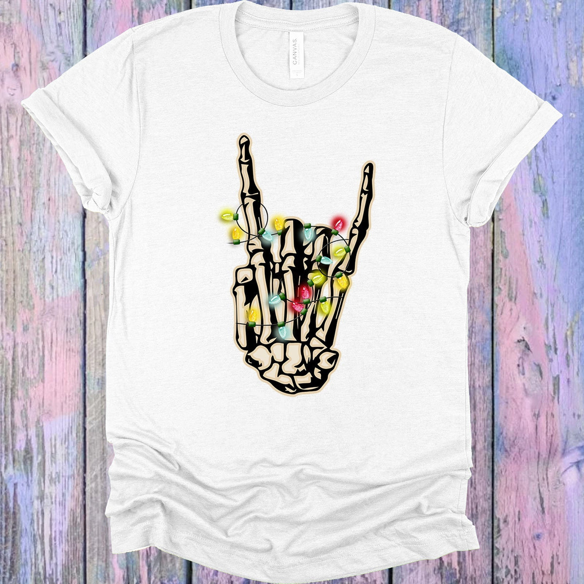 Christmas Skeleton Hand Graphic Tee product image 1