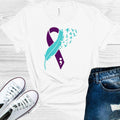 Continue Purple and Teal Ribbon Graphic Tee product image 1