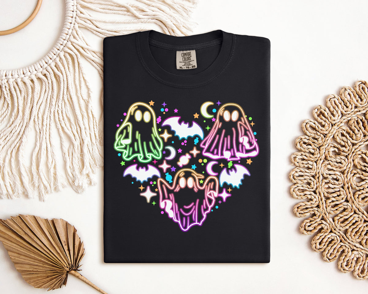 Neon Ghosts Graphic Tee product image 1