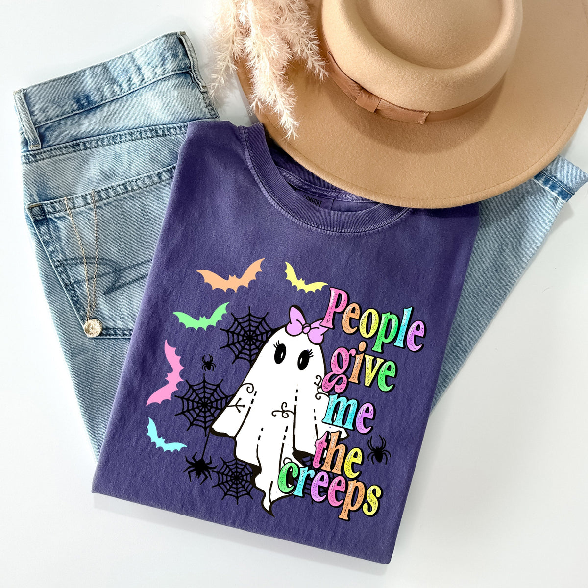 People Give Me the Creeps Graphic Tee product image 1