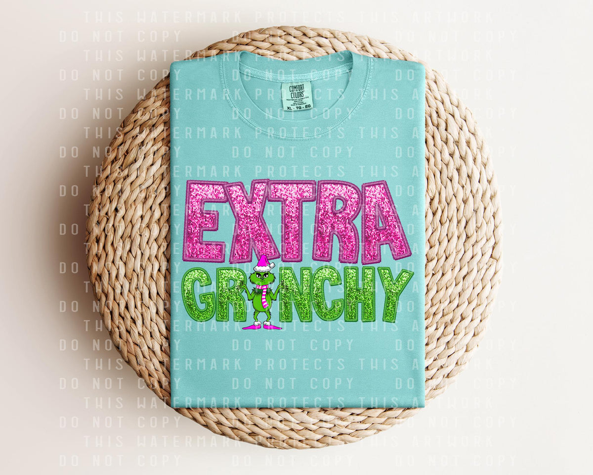 Faux Glitter Extra Gr*nchy Graphic Tee product image 2
