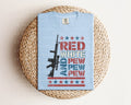 Red White and Pew Graphic Tee product image 1