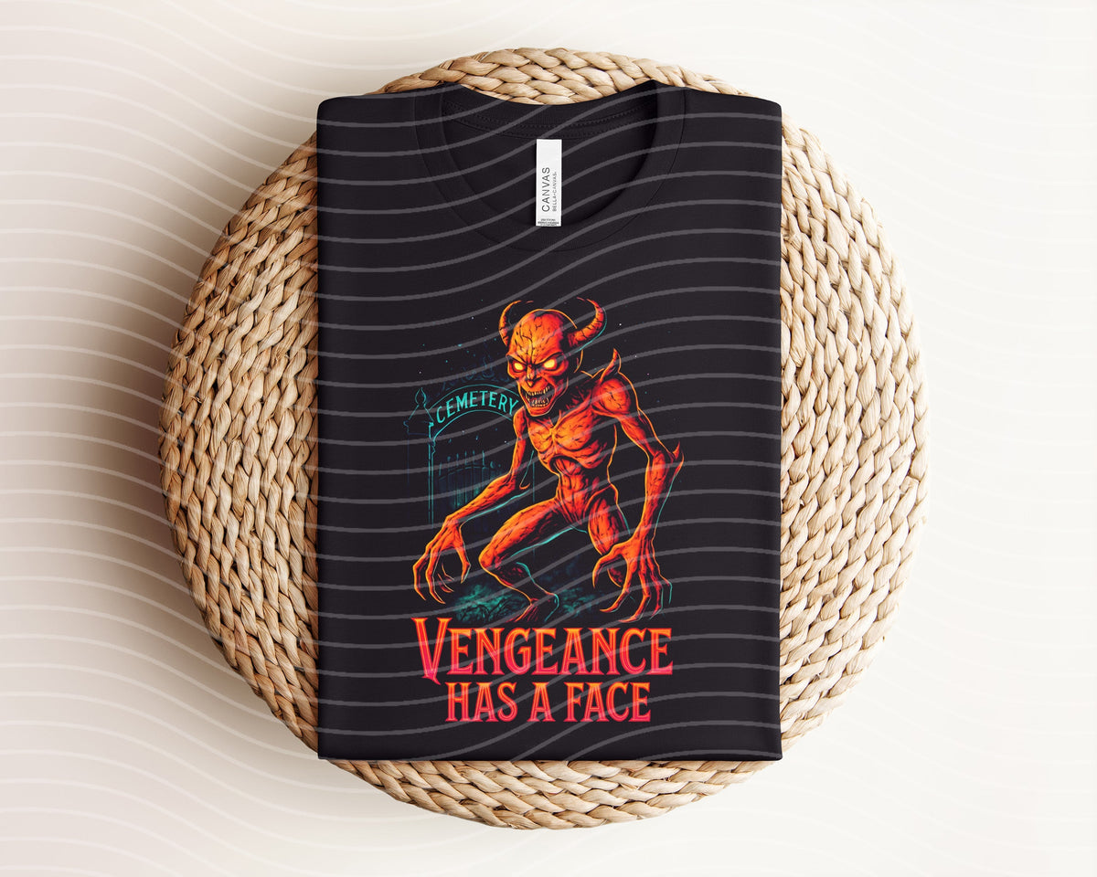 Vengeance Has a Face Neon Graphic Tee product image 1