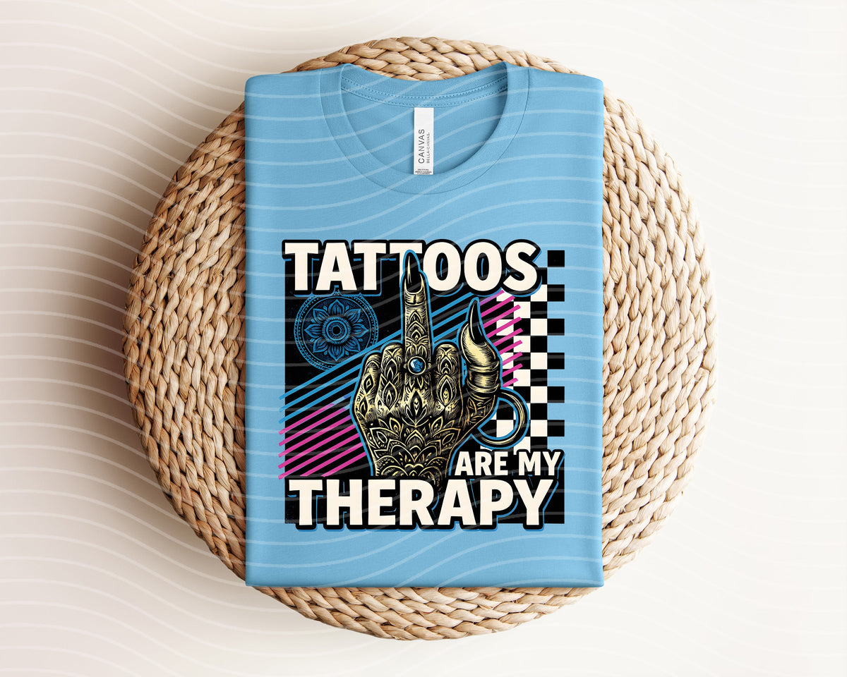 Tattoos are My Therapy Graphic Tee product image 1