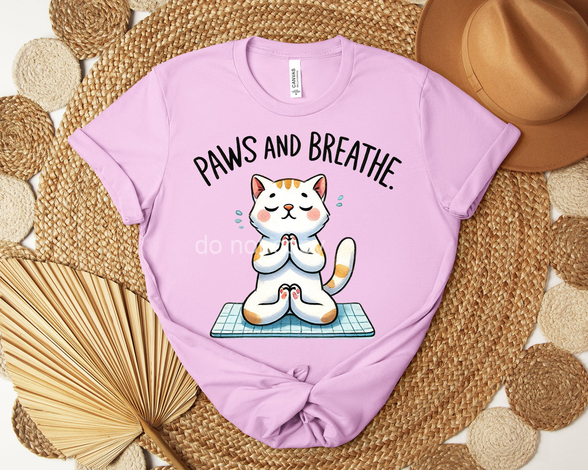 Paws and Breathe Graphic Tee product image 1