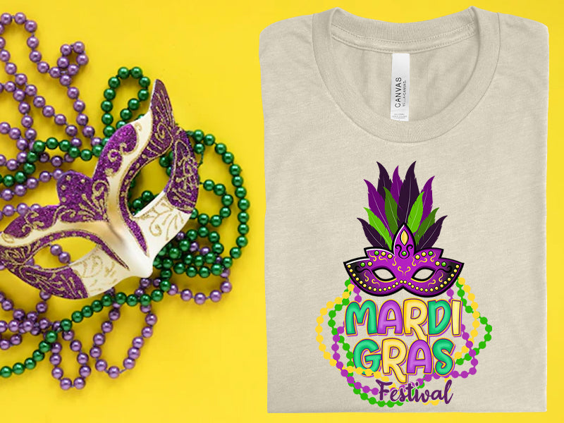 Mardi Gras Festival Graphic Tee product image 1