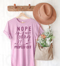Nope Not Today All Peopled Out Graphic Tee product image 1