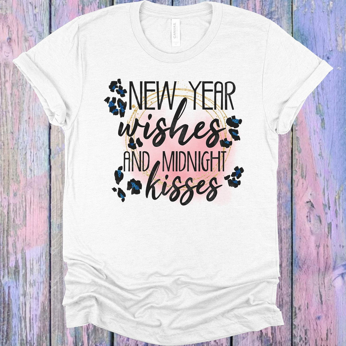 New Year Wishes and Midnight Kisses Graphic Tee product image 1