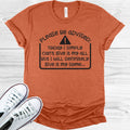 Please be Advised Graphic Tee product image 1