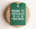 Prone to Shenanigans and Malarkey Graphic Tee product image 1