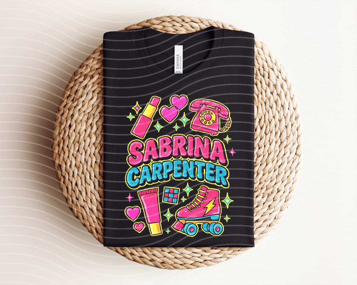 Sabrina Carpenter Neon Graphic Tee product image 1