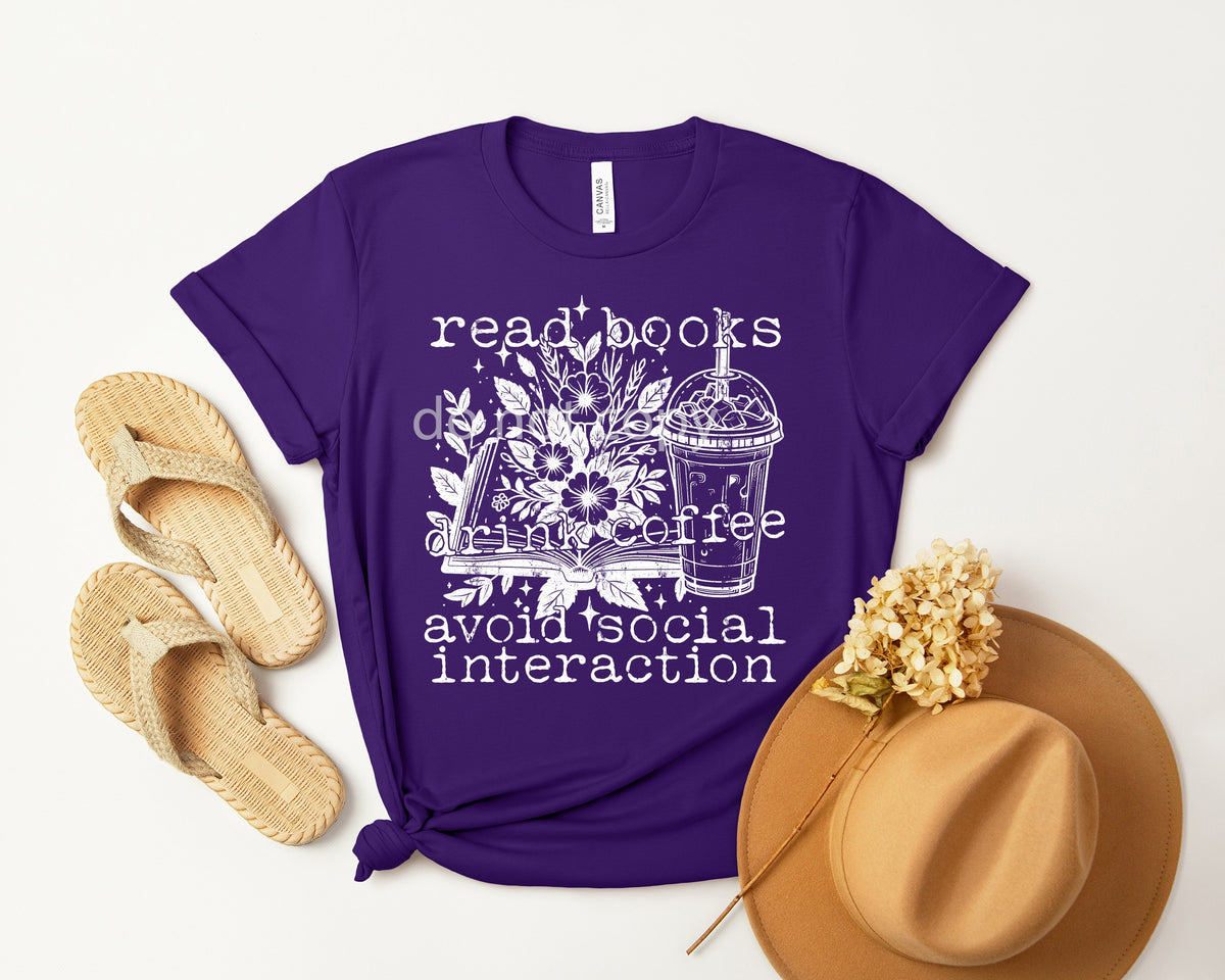 Avoid Social Interactions Graphic Tee product image 1