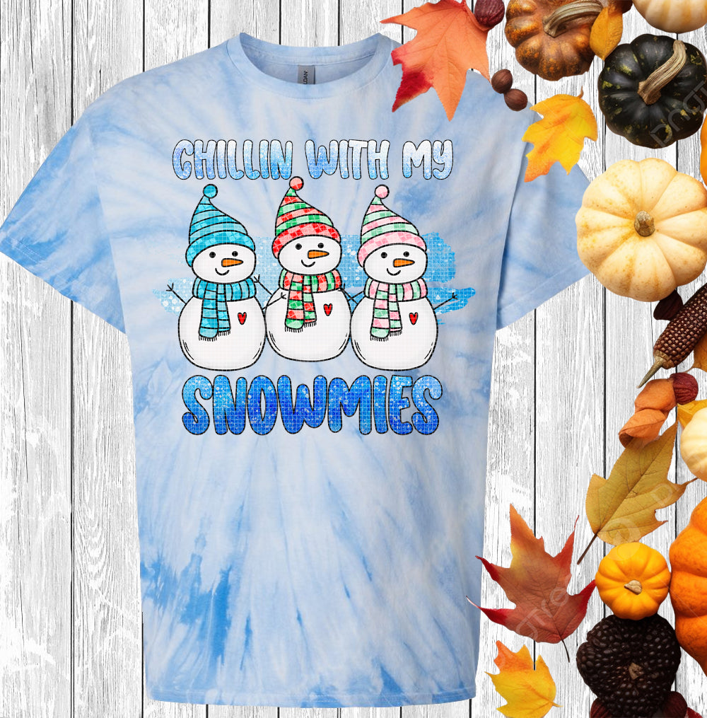 Chillin with My Snowmies Graphic Tee product image 1