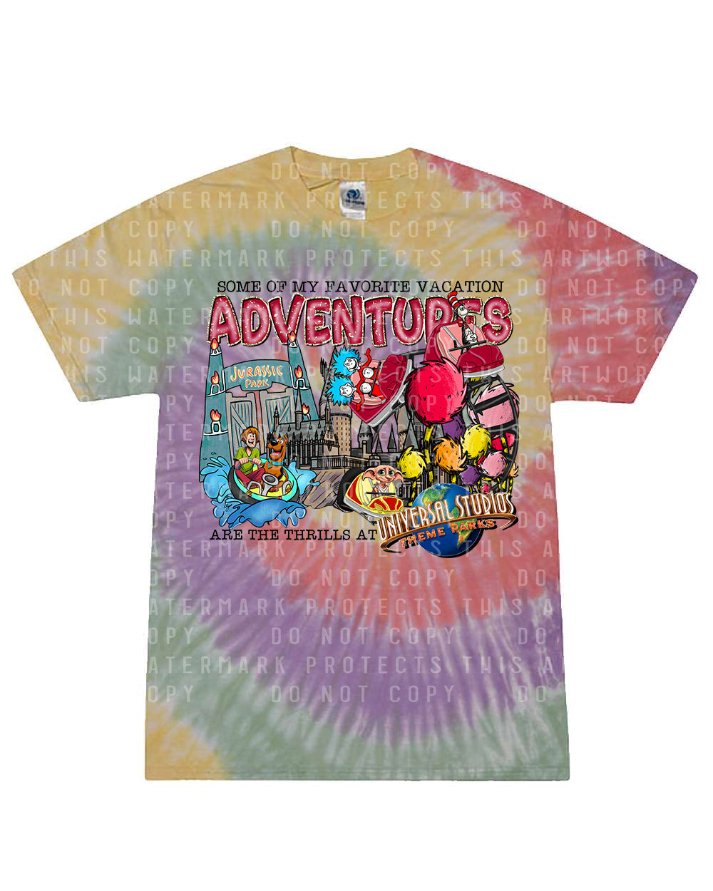 Some of My Favorite Vacation Adventures Graphic Tee product image 1
