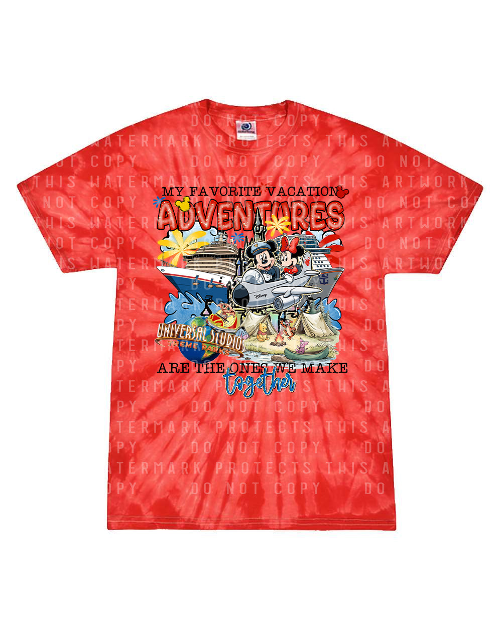My Favorite Vacation Adventures Graphic Tee product image 1