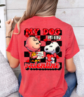 My Dog is My Valentine Graphic Tee product image 1