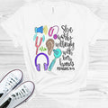 She Works Willingly with Her Hands - Audiologist Graphic Tee product image 1