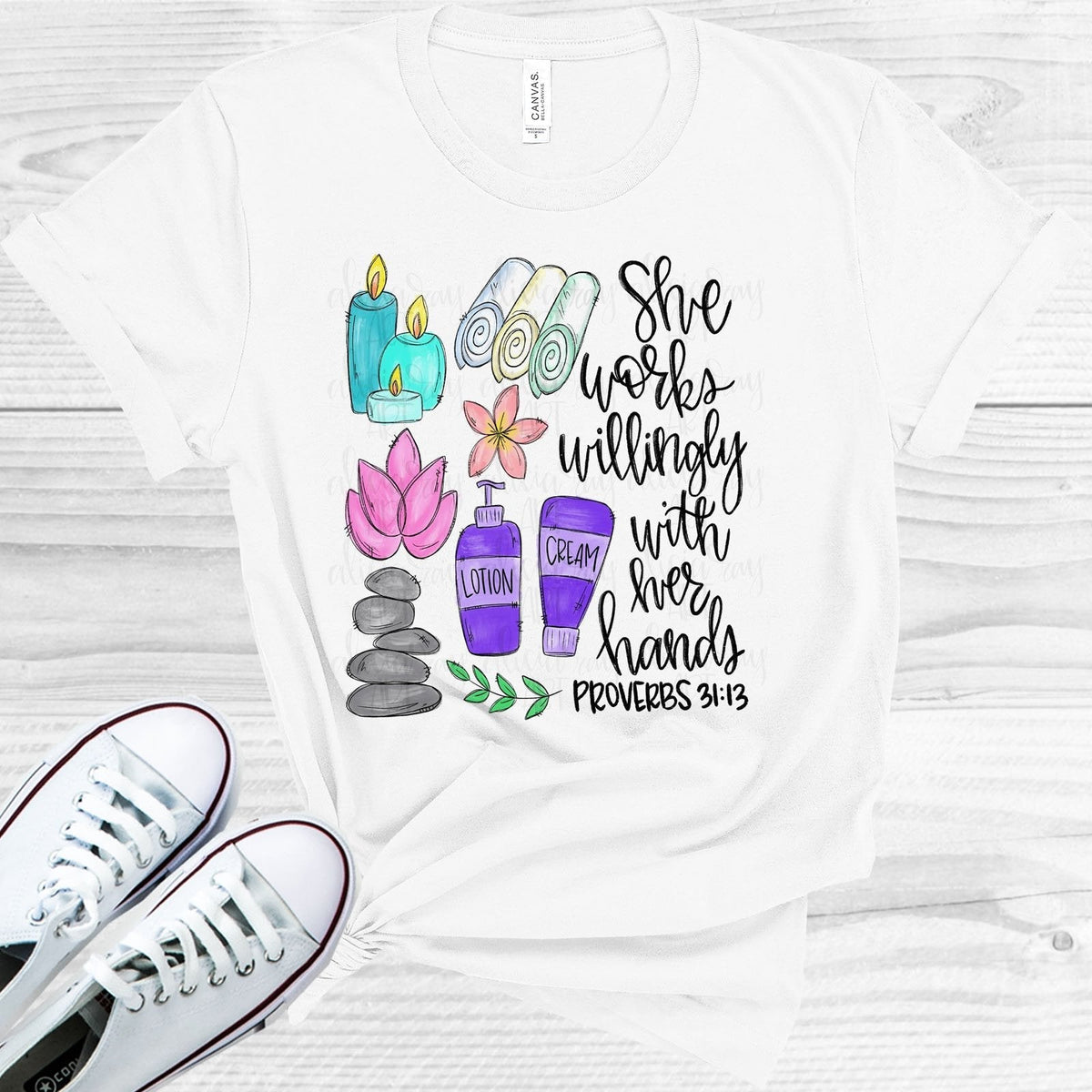 She Works Willingly with Her Hands - Massage Therapist product image 1