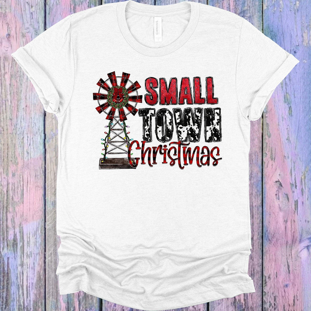 Small Town Christmas Graphic Tee product image 1