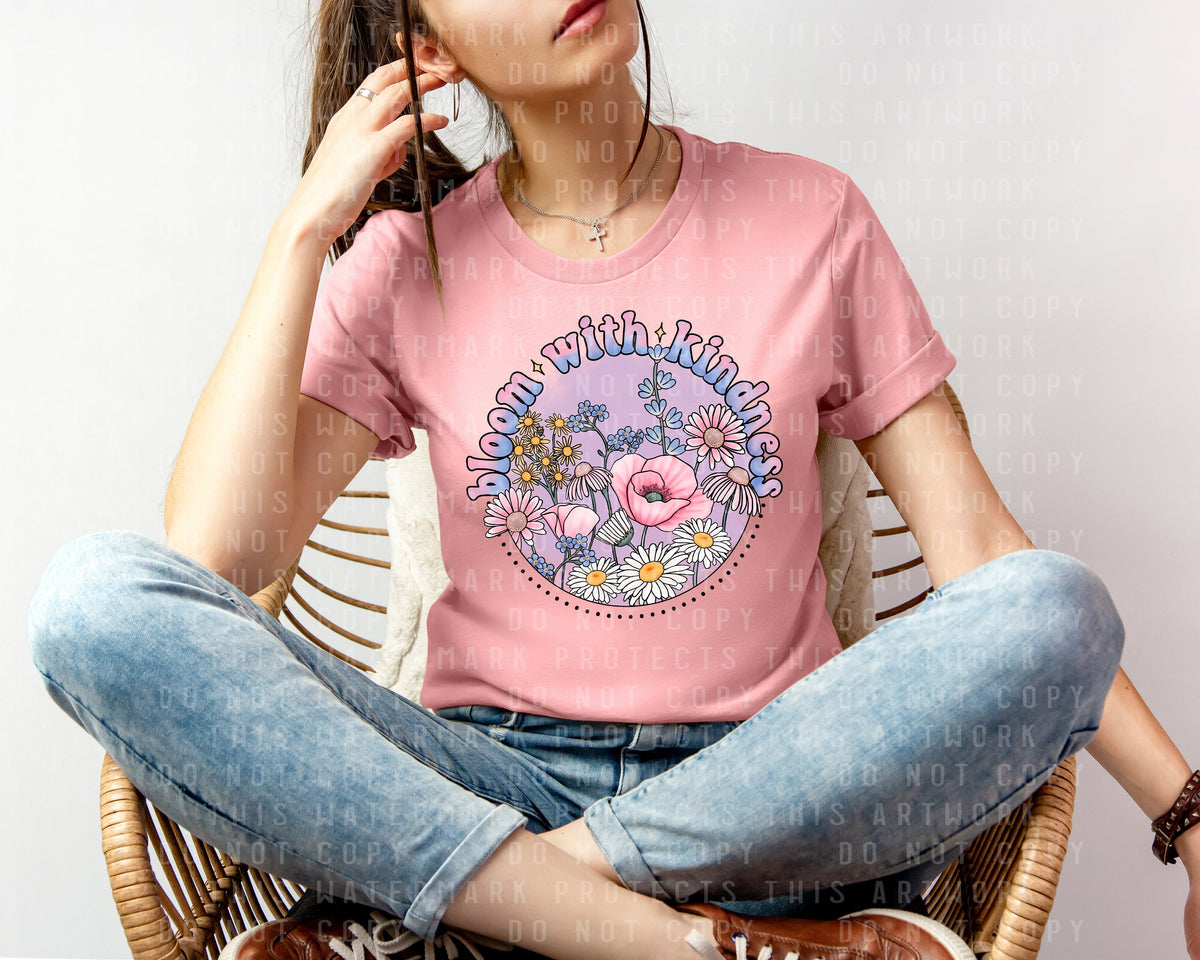 Bloom with Kindness Graphic Tee product image 1
