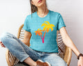 Ombre Palm Trees Graphic Tee product image 1