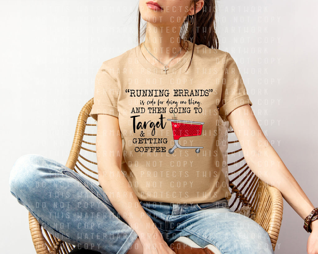 Running Errands is Code for Doing One Thing Graphic Tee product image 2
