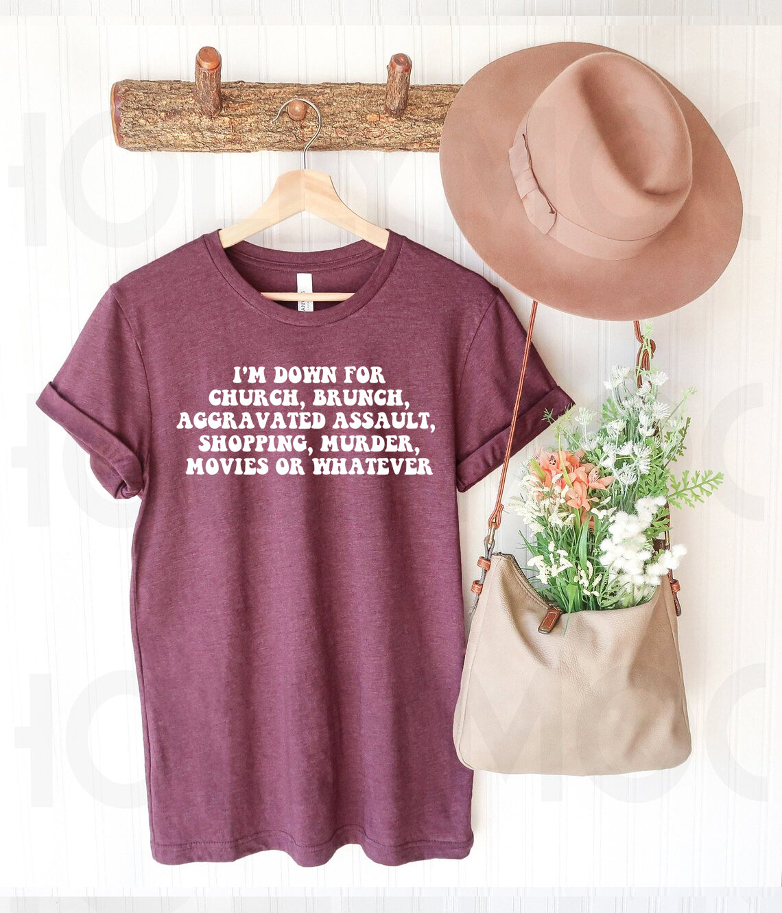 I'm Down for Whatever Graphic Tee product image 1