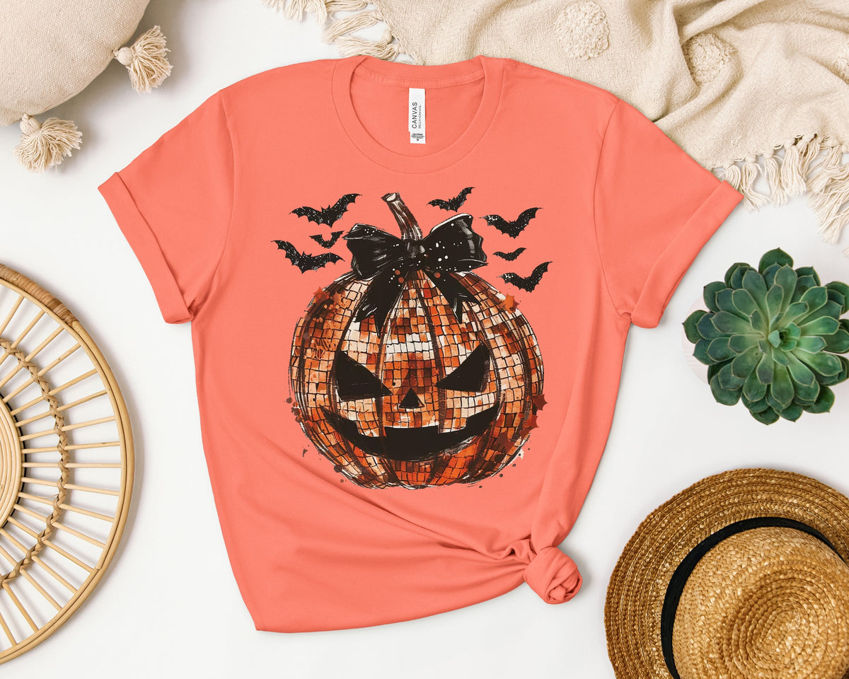 Glitter Jack o'Lantern Graphic Tee product image 1