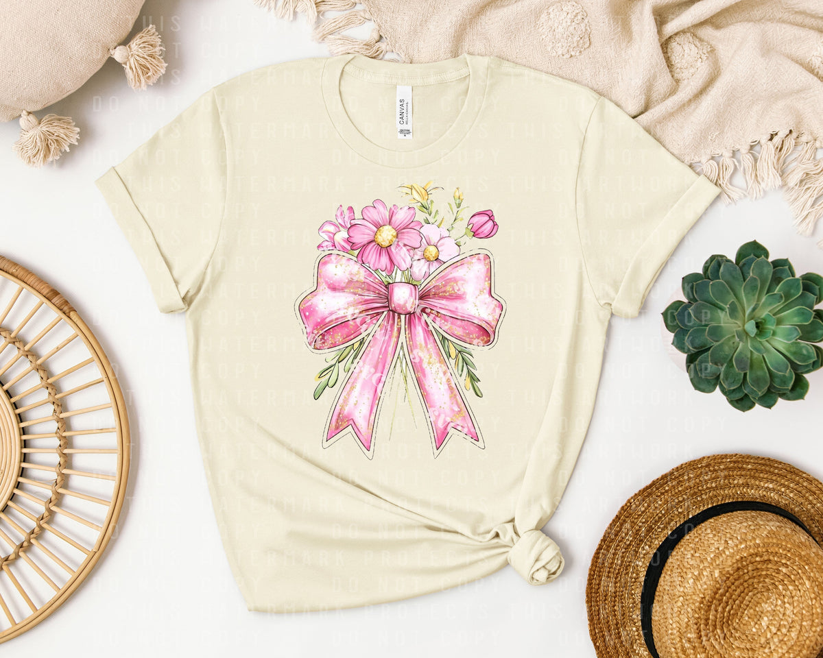 Floral Bow Graphic Tee product image 1