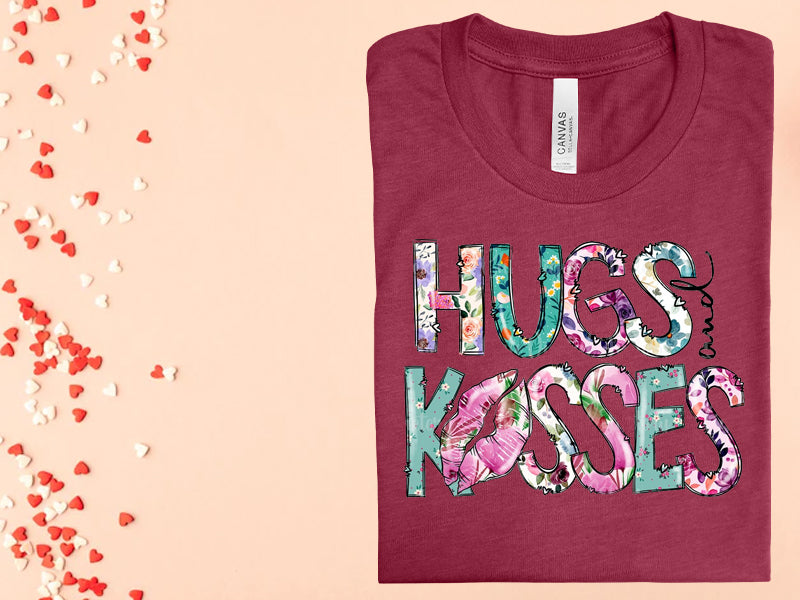 Hugs and Kisses Graphic Tee product image 1
