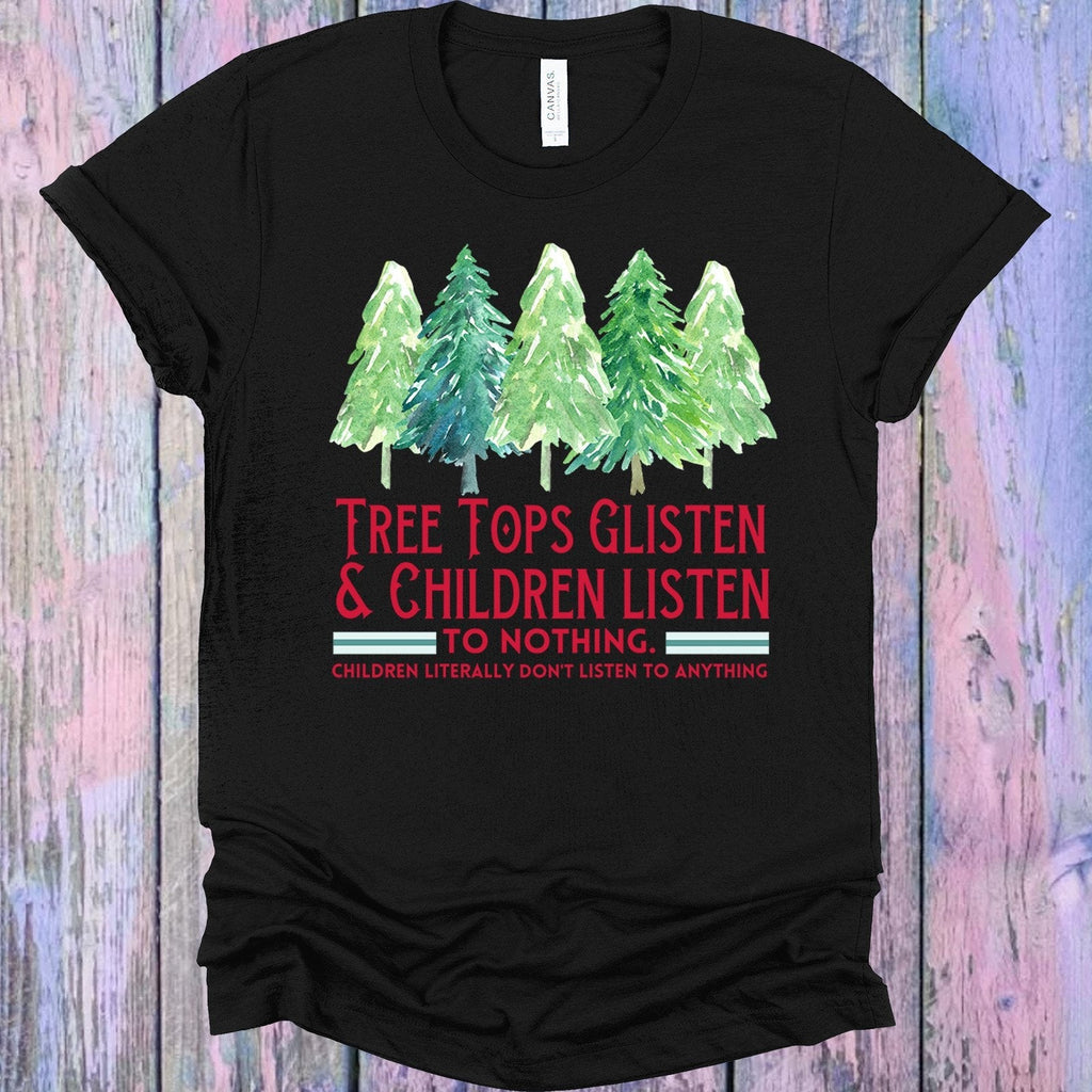 Tree Tops Glisten & Children Listen Graphic Tee product image 2