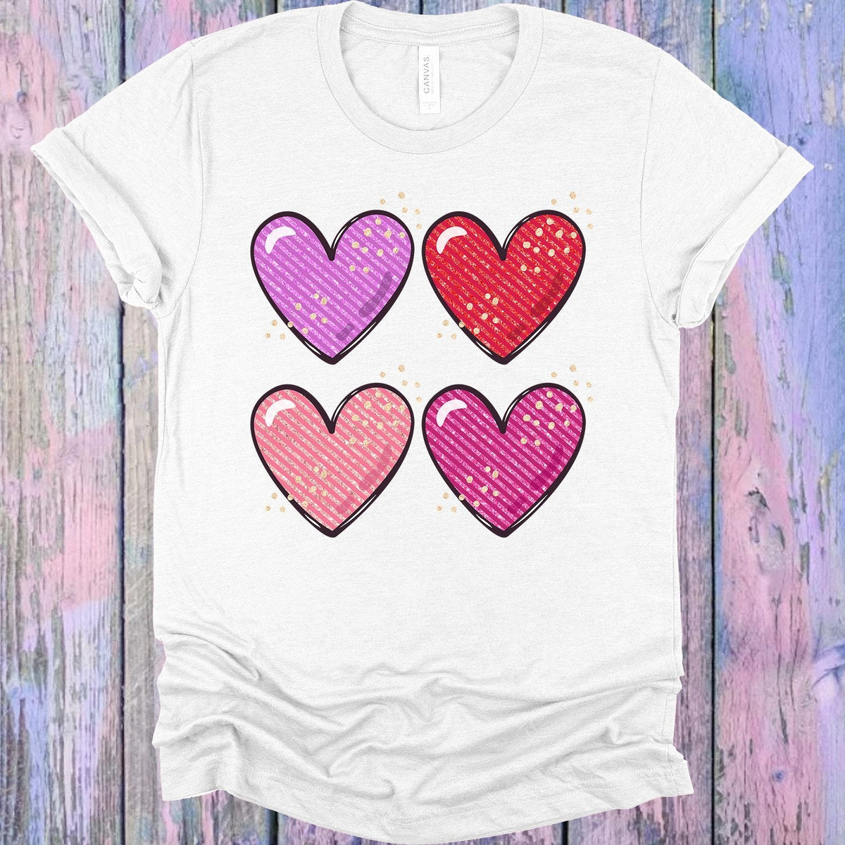 Valentine Hearts Graphic Tee product image 1