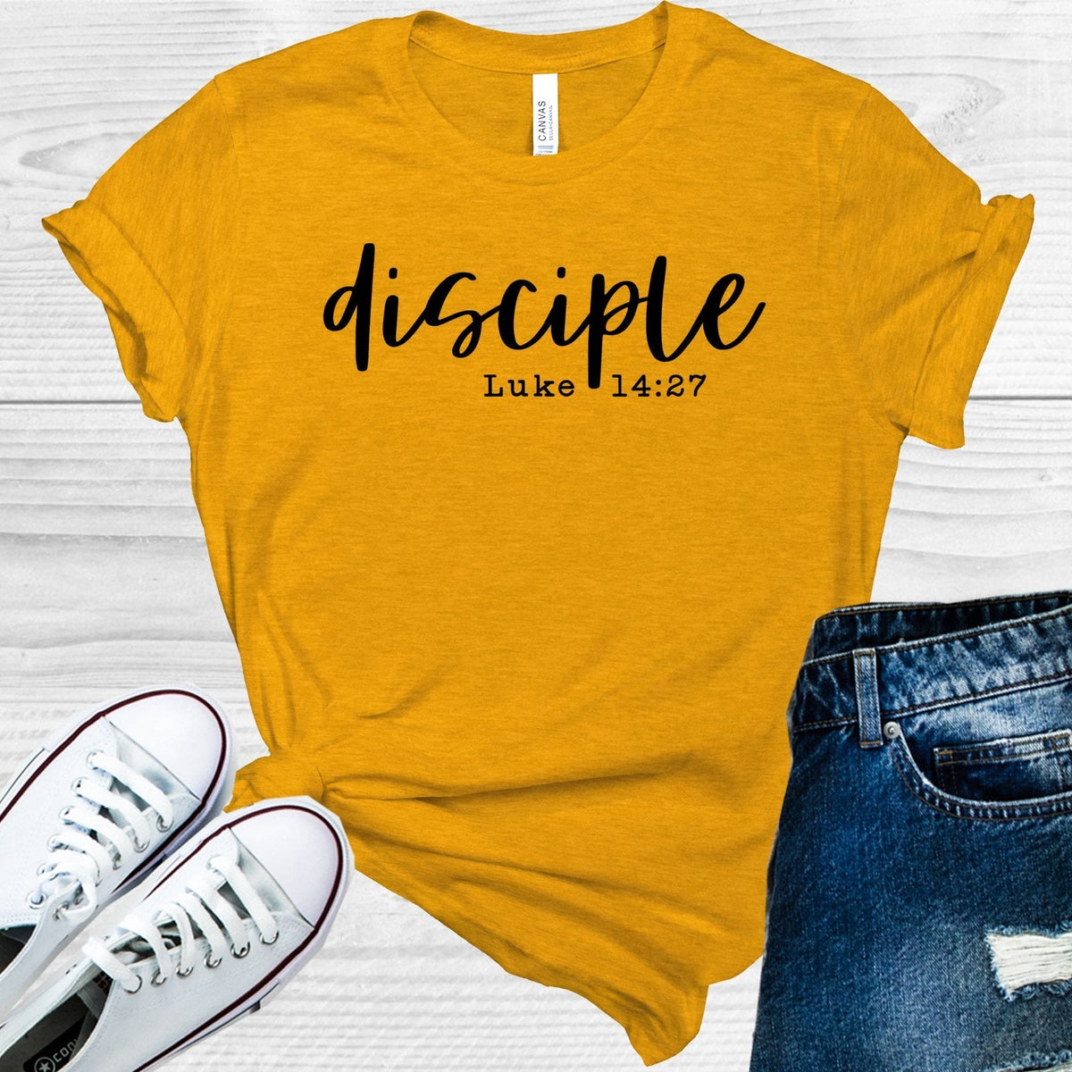 Disciple Luke 14:27 Graphic Tee product image 1