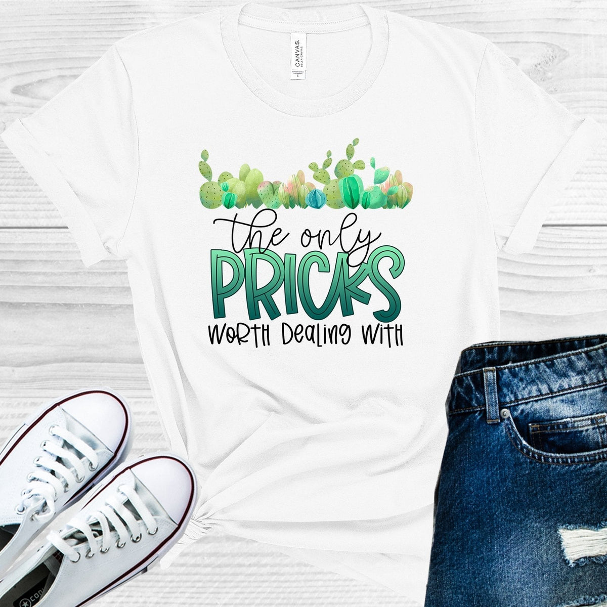 The Only Pricks Worth Dealing With Graphic Tee product image 1