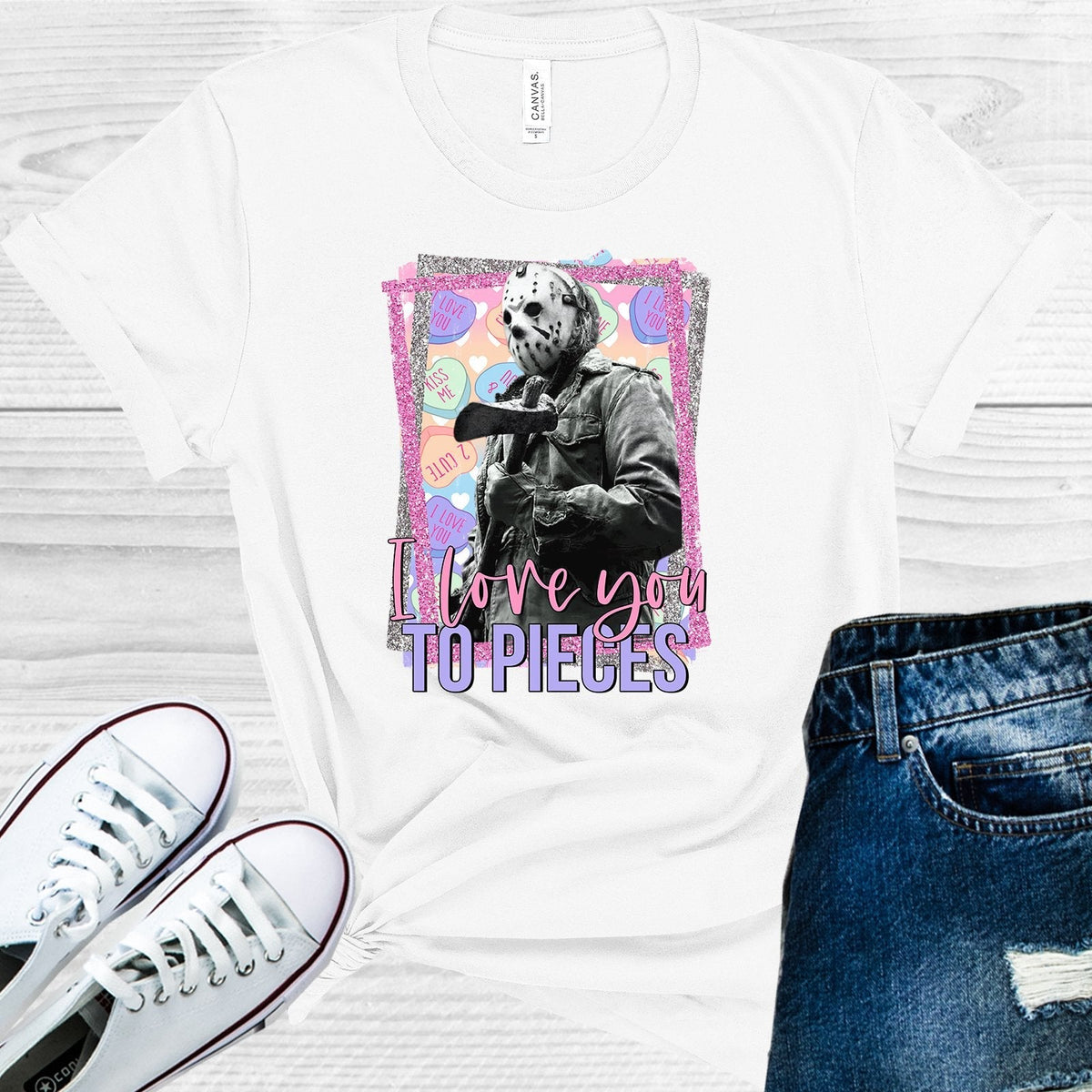 I Love You to Pieces Graphic Tee product image 1