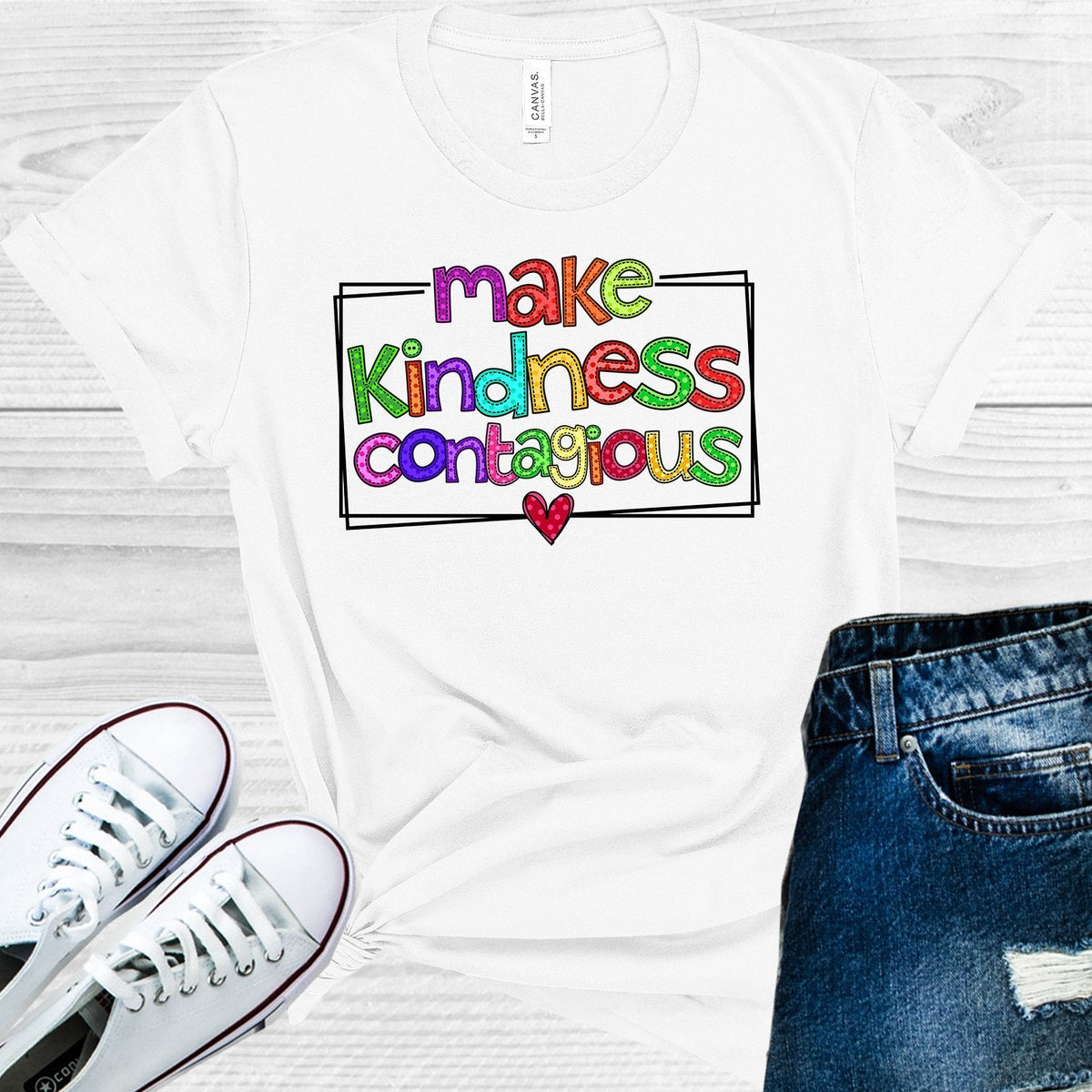 Make Kindness Contagious Graphic Tee product image 1
