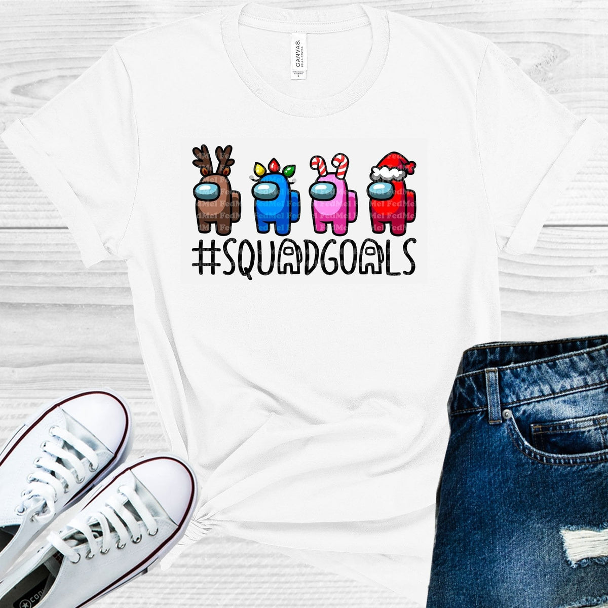 Among Us #squadgoals Graphic Tee product image 1